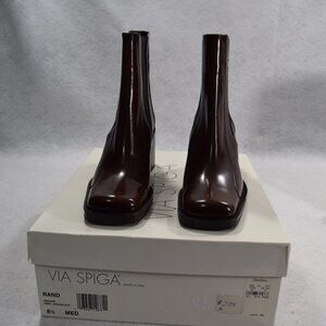 Via Spiga Brown Ankle Boots